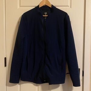 Under Armour Men’s Navy Loose Coupe Lache Suelto Lightweight Golf Jacket